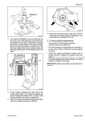 Photo 6 - Yanmar 3TNM74F 3TNV74F 3TNT80F Service Manual Industrial Engine 0BTN4-EN0031