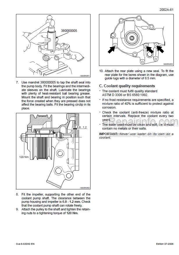 Photo 1 - New Holland TVT135 TVT145 TVT155 TVT170 TVT190 TVT195 Service Manual Tractor 6035448106