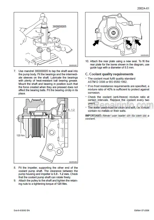 Photo 1 - New Holland TVT135 TVT145 TVT155 TVT170 TVT190 TVT195 Service Manual Tractor 6035448106