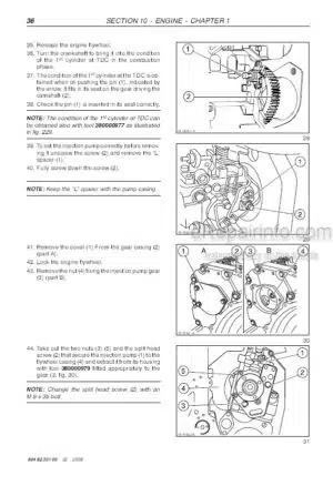 Photo 7 - New Holland VN260 VN240 Service Manual Grape Harvester 6048227100