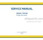 Photo 4 - New Holland VN260 VN240 Service Manual Grape Harvester 6048227100