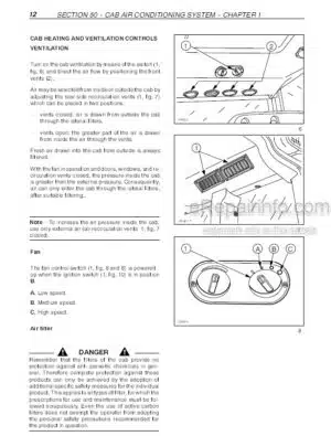 Photo 8 - New Holland VL570 VL600 VL610 VL620 VL630 VL640 VL660 VM370 VM460 VN300 Service Manual Grape Harvester 6048233100