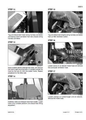 Photo 4 - New Holland W110C Tier 4 Service Manual Wheel Loader