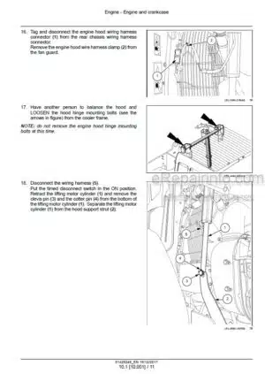 Photo 5 - New Holland W130D W170D Stage IV Service Manual Wheel Loader 51428248