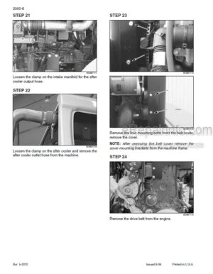 Photo 7 - New Holland W170B Tier 3 Service Manual Wheel Loader 84249890
