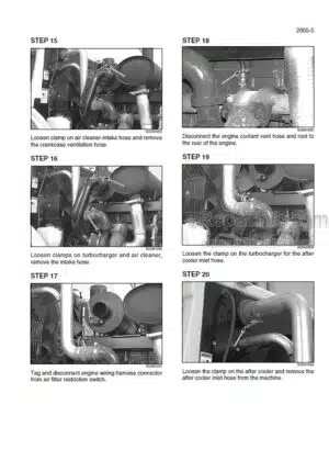 Photo 8 - New Holland W170B Tier 3 Service Manual Wheel Loader 84249890