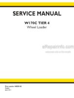 Photo 4 - New Holland W170C Tier 4 Service Manual Wheel Loader 84525142