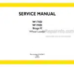 Photo 5 - New Holland W170D W190D Stage V Service Manual Wheel Loader 51632411