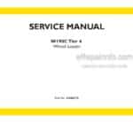 Photo 4 - New Holland W190C Tier 4 Service Manual Wheel Loader 84488427B
