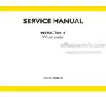 Photo 4 - New Holland W190C Tier 4 Service Manual Wheel Loader 84488427B