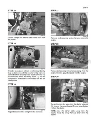 Photo 2 - New Holland W190C Tier 4 Service Manual Wheel Loader 84488427B