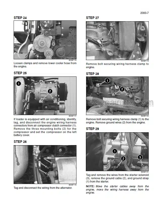 Photo 1 - New Holland W190C Tier 4 Service Manual Wheel Loader 84488427B