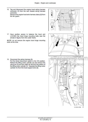 Photo 9 - New Holland W190D Stage IV Service Manual Wheel Loader 48144035