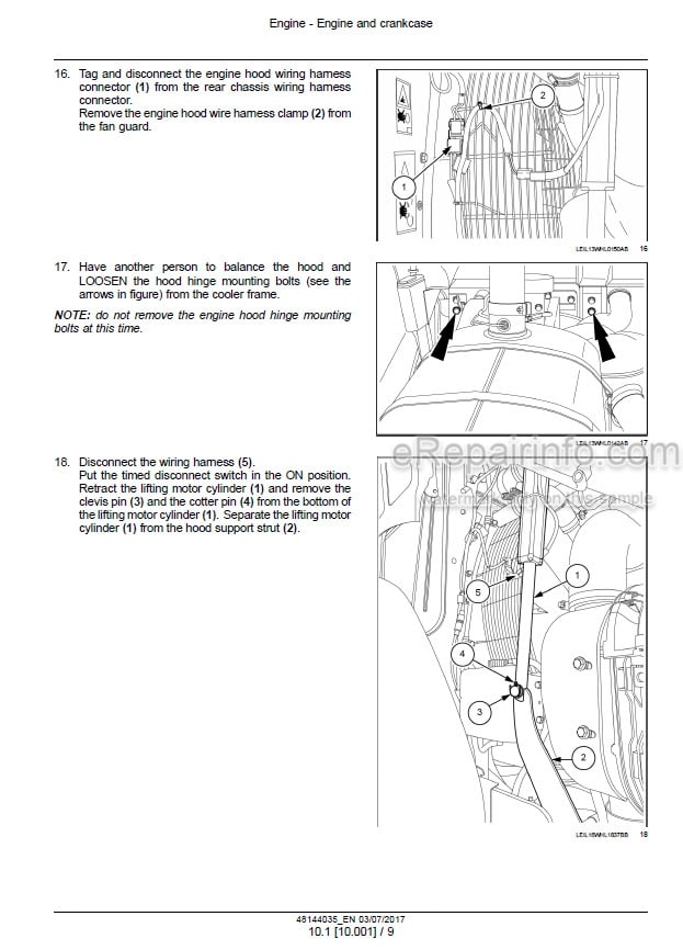 Photo 1 - New Holland W190D Stage IV Service Manual Wheel Loader 48144035