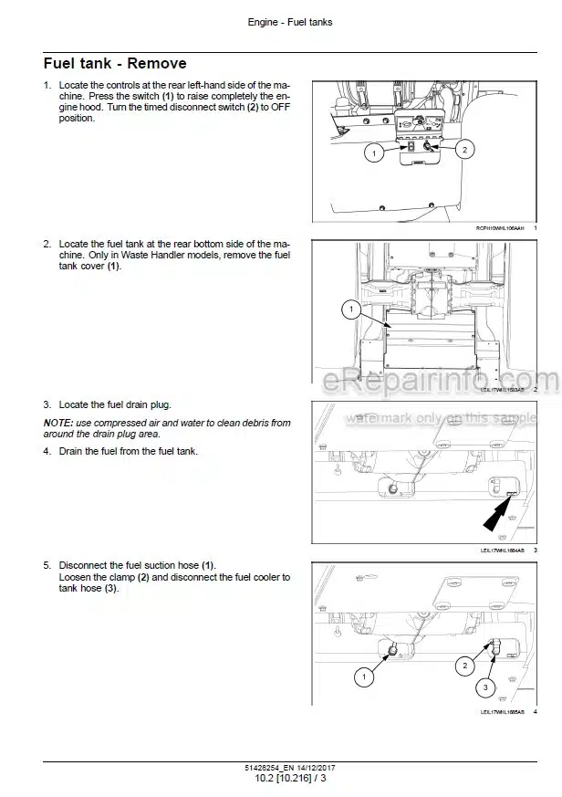 Photo 1 - New Holland W190D Stage IV Service Manual Wheel Loader 51428254