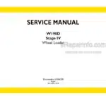 Photo 4 - New Holland W190D Stage IV Service Manual Wheel Loader 51556738