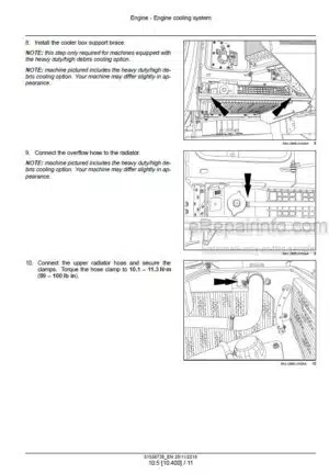 Photo 7 - New Holland L250 L255 Repair Manual Skid Steer Loader 86610462