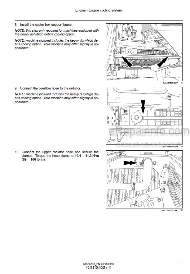 Photo 1 - New Holland W190D Stage IV Service Manual Wheel Loader 51556738