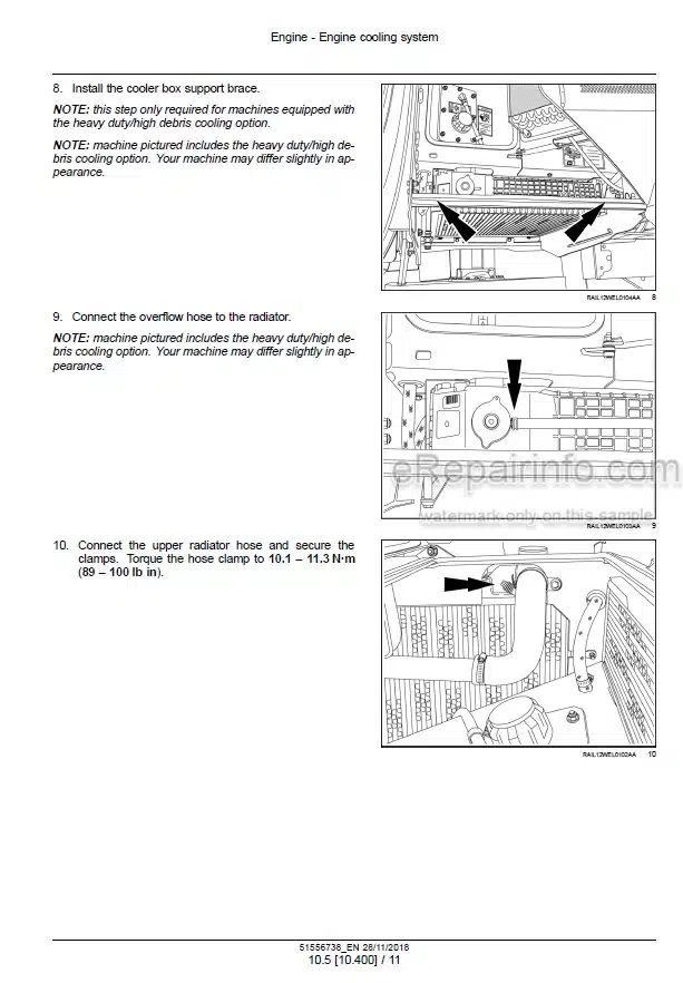 Photo 1 - New Holland W190D Stage IV Service Manual Wheel Loader 51556738