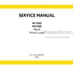Photo 4 - New Holland W190D W230D Tier 2 Service Manual Wheel Loader 48083745