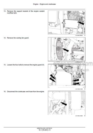 Photo 12 - New Holland W190D W230D Tier 2 Service Manual Wheel Loader 48083745