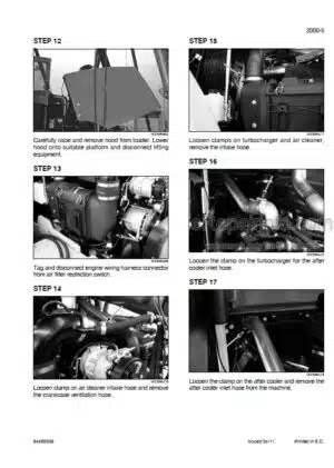 Photo 7 - New Holland LB75.B LB90 LB110 LB115.B Service Manual Backhoe Loader 6045606100