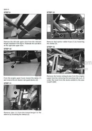 Photo 7 - New Holland LB75.B LB90.B LB95.B LB110.B LB115B 4WS Service Manual Backhoe Loader 6036702103