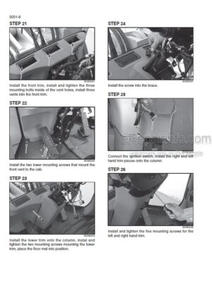 Photo 9 - New Holland W270C W300C Tier 4 Service Manual Wheel Loader 84547255B