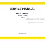 Photo 5 - New Holland W270C W300C Tier 4 Service Manual Wheel Loader 84547255C