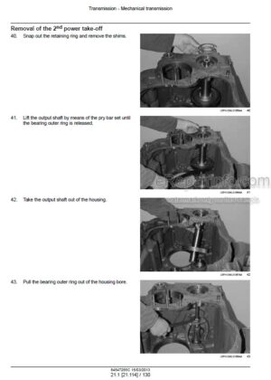 Photo 4 - New Holland W270C W300C Tier 4 Service Manual Wheel Loader 84547255C