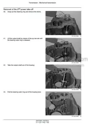 Photo 7 - New Holland LM1330 LM1333 Service Manual Telehandler 87755818B