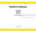 Photo 4 - New Holland W270D W300D Tier 2 Service Manual Wheel Loader 48083746