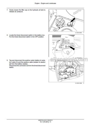 Photo 7 - New Holland LM625 Service Manual Telehandler 84571197A