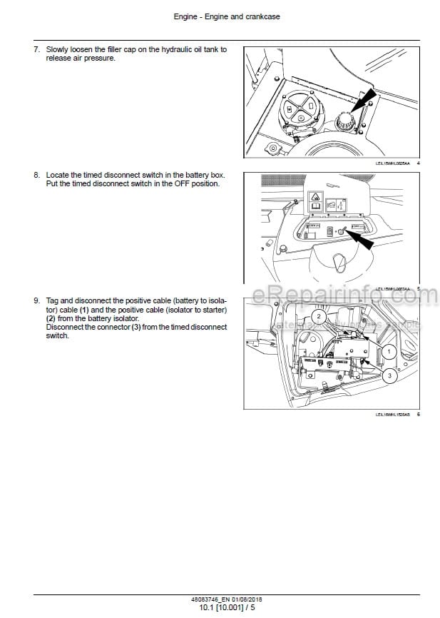 Photo 1 - New Holland W270D W300D Tier 2 Service Manual Wheel Loader 48083746