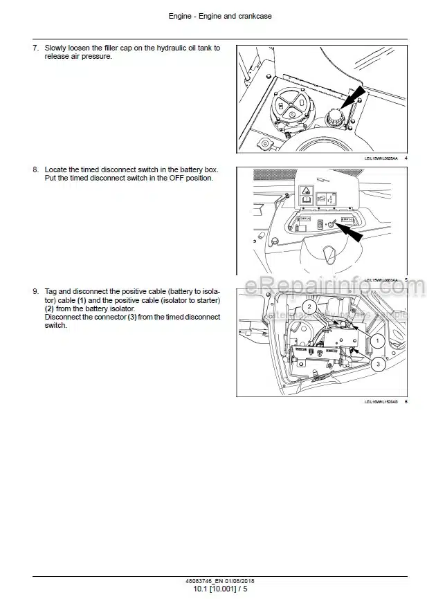 Photo 1 - New Holland W270D W300D Tier 2 Service Manual Wheel Loader 48083746
