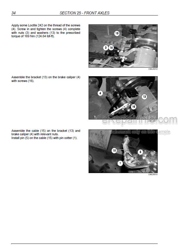 Photo 1 - New Holland W50BTC W60BTC W70BTC W80BTC Service Manual Wheel Loader 87734623C