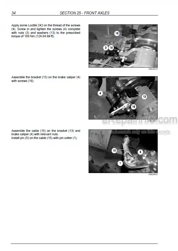 Photo 1 - New Holland W50BTC W60BTC W70BTC W80BTC Service Manual Wheel Loader 87734623C