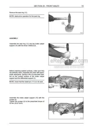 Photo 7 - New Holland GT18 GT20 GT22 Repair Manual Garden Tractor 86620471