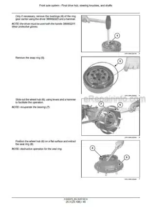 Photo 8 - New Holland W50C W60C W70C W80C Stage IIIB Tier 4B Final Service Manual Compact Wheel Loader 51650975