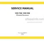 Photo 5 - New Holland WE170B WE190B Service Manual Wheeled Excavator