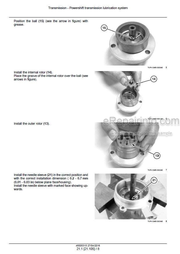 Photo 1 - New Holland WE210B Tier 3 Service Manual Wheeled Excavator 48005315