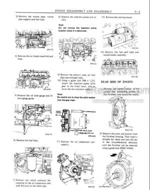 Photo 9 - Nissan PD6 PD6T Service Manual Diesel Engine SMEPDS1E00