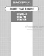 Photo 4 - Yanmar 3TNM74F 3TNV74F 3TNT80F Service Manual Industrial Engine 0BTN4-EN0031