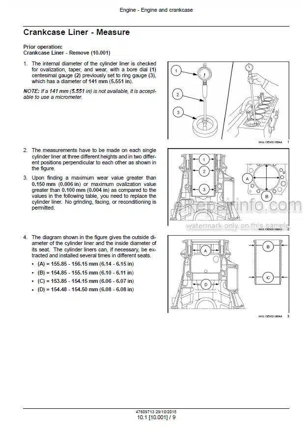 Photo 1 - CNH Cursor 16SST Tier 4B Final Stage IV Service Manual Engine 47609713