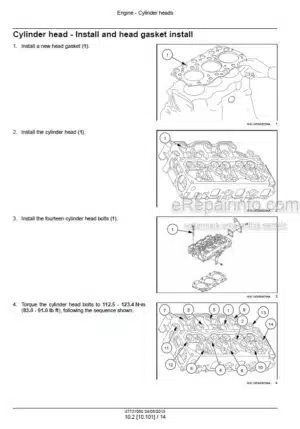 Photo 11 - CNH LS Series L3AL L3BL Tier 3 Service Manual Engine 47731080