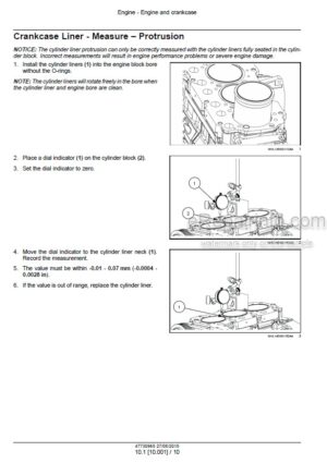 Photo 7 - CNH LS Series L3AL L3BL Tier 3 Service Manual Engine 47731080
