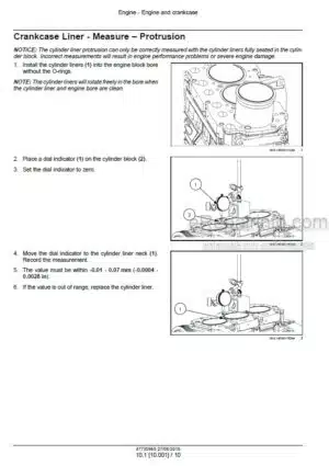 Photo 10 - CNH VM Motor R753IE4 Tier 4B Final Stage IV Service Manual Engine 47730965