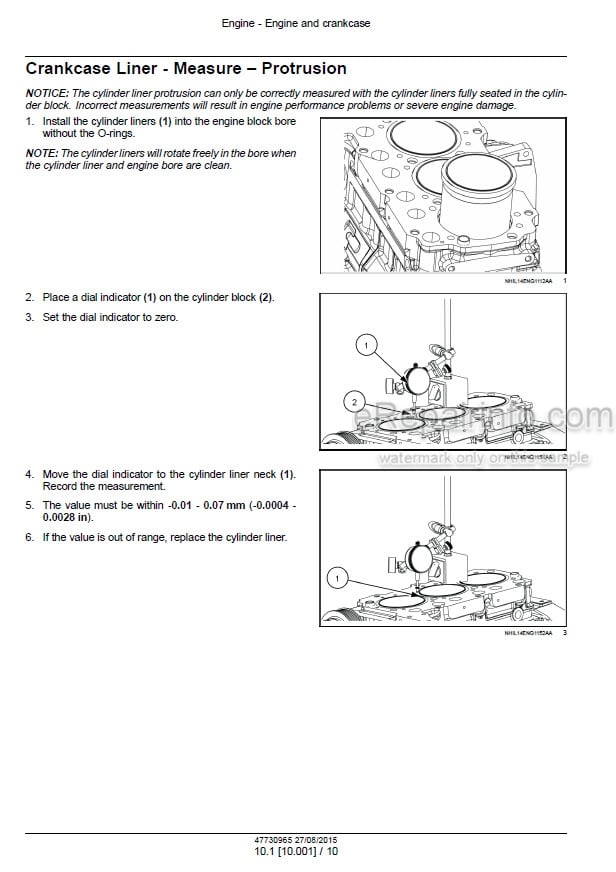 Photo 1 - CNH VM Motor R753IE4 Tier 4B Final Stage IV Service Manual Engine 47730965