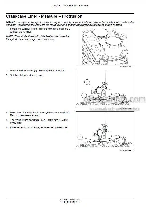 Photo 1 - CNH VM Motor R753IE4 Tier 4B Final Stage IV Service Manual Engine 47730965