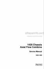 Photo 3 - Case 1420 Axial Flow Service Manual Combine Chassis GSS1500